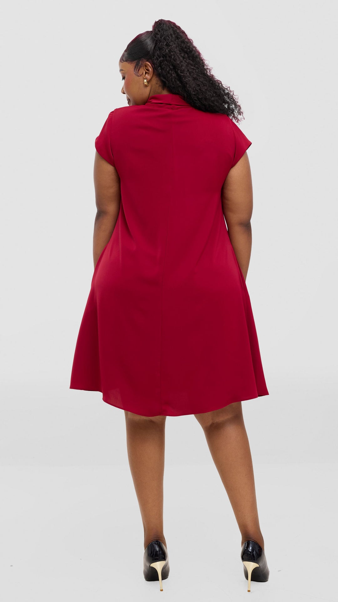 Vivo Niari Tent Dress - Maroon