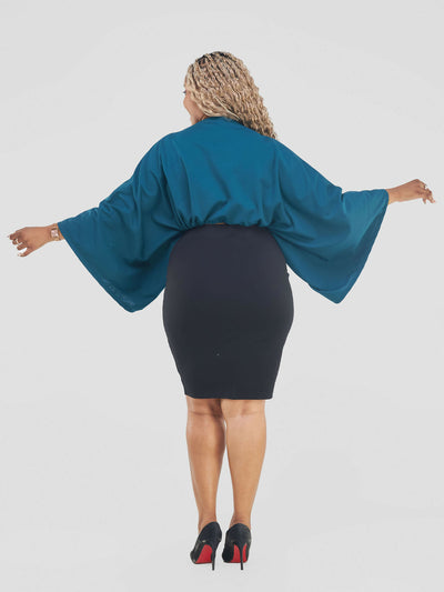 Curves BD Tausi Top - Teal Green - Shopzetu