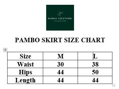Nubia Couture Pambo skirt - Purple