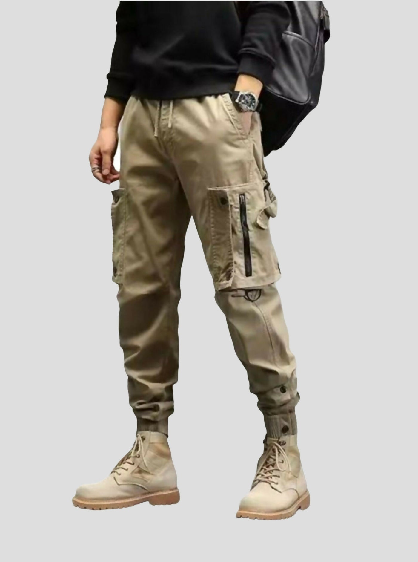 Stylish Brothers Outdoor Tactical Pant - Beige - Shopzetu