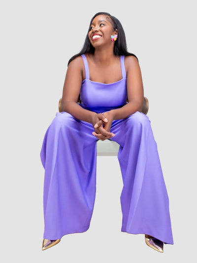 V - LUX Lavish Babe Palazzo Pant - Lilac - Shopzetu