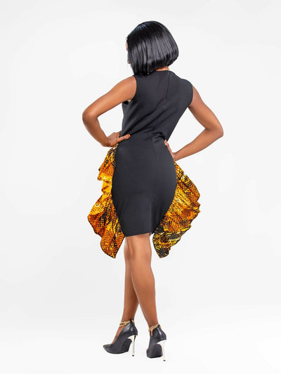 Da’Joy Fashions Ke Dolomara Dress - Black - Shopzetu