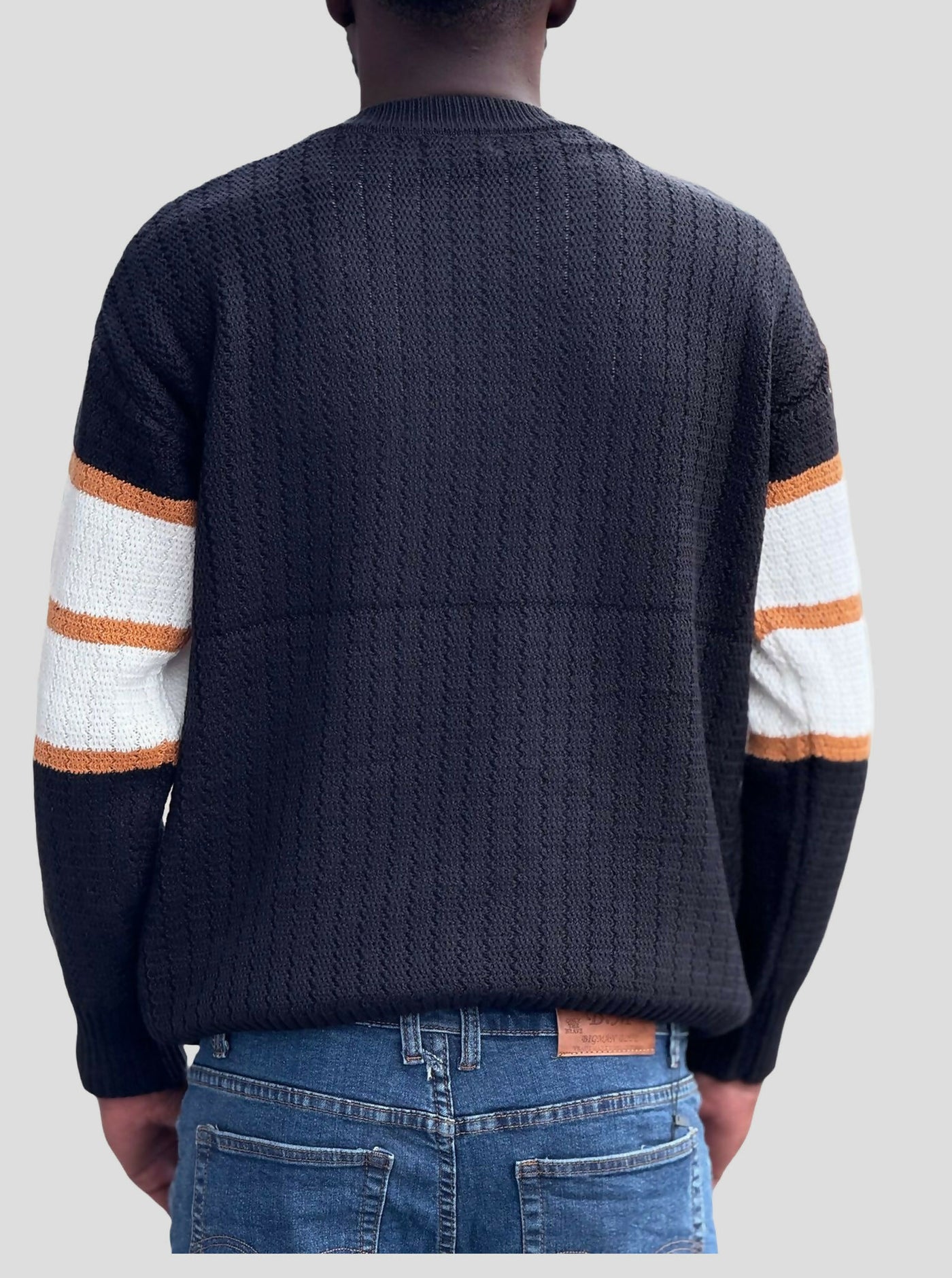 Stylish Brothers Unisex Knitted Sweater - Black - Shopzetu