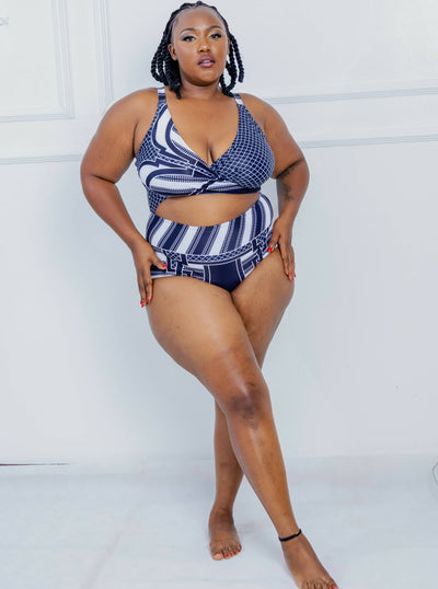 Shells Attic Swimwear Suit Monokini - Black / White - Shopzetu