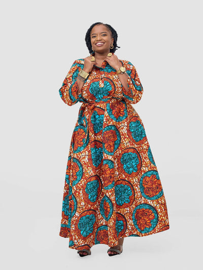 Prettygline Zawadi Dress - Multicolored - Shopzetu