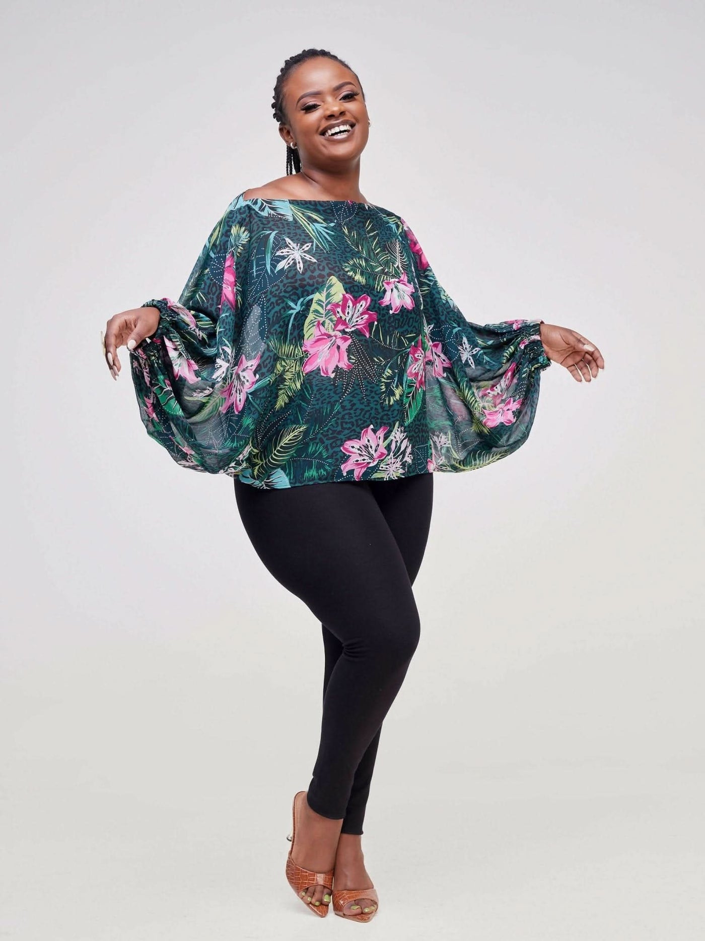 Zoe Qu'an Elevate F&F Top - Green - Shopzetu