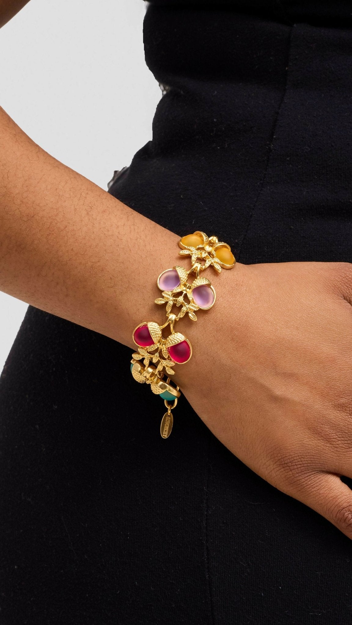 Accessorize With Style Zircon Bracelet - Multicolored - Shopzetu