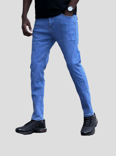 Stylish Brothers Men Slim Fit Jean - Blue - Shopzetu