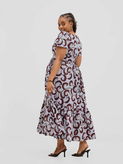 Gravio Fashions Abeba Dress - Floral - Shopzetu