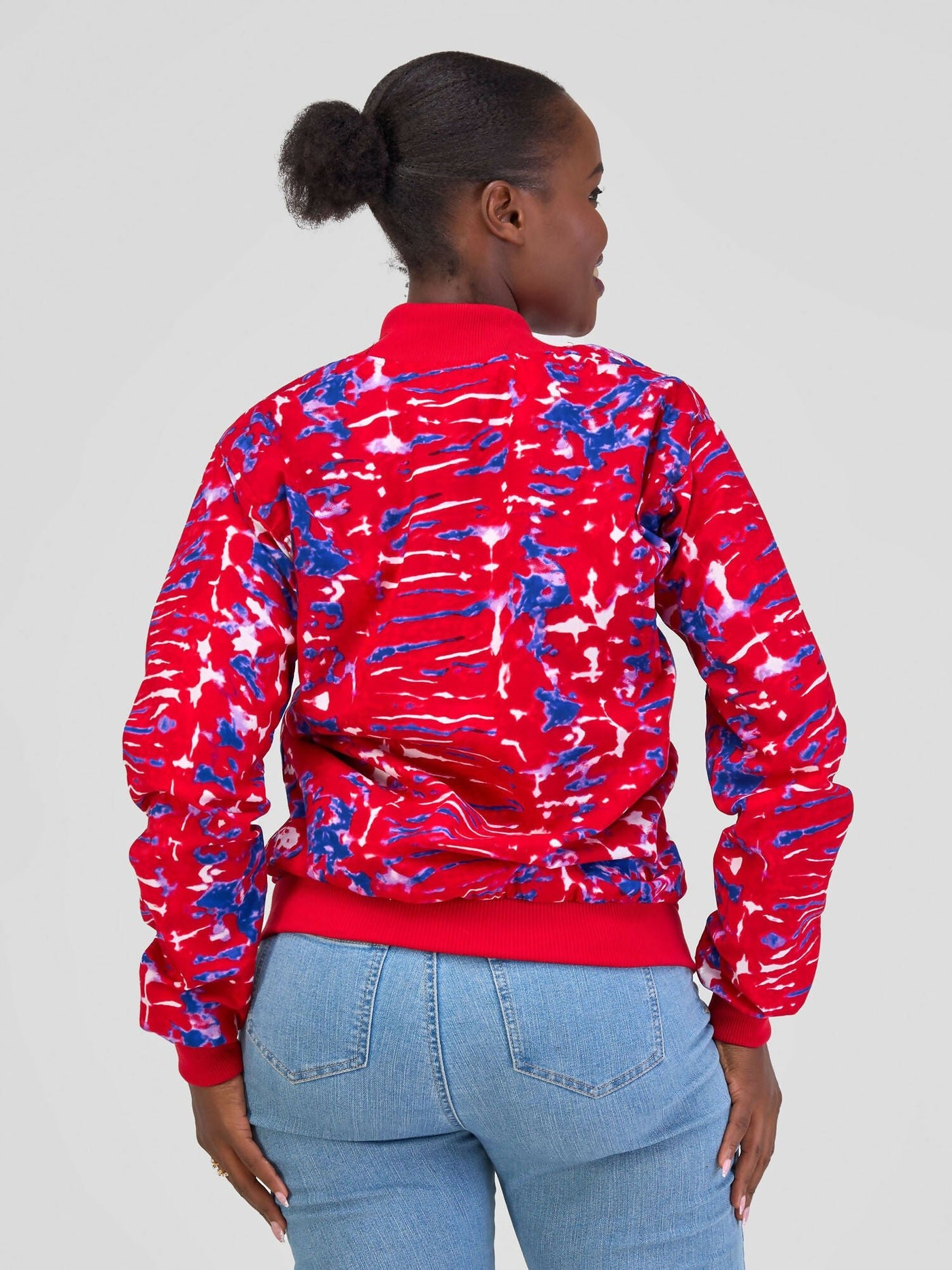 Marumara Creations Pendo Bomber Jacket - Red - Shopzetu