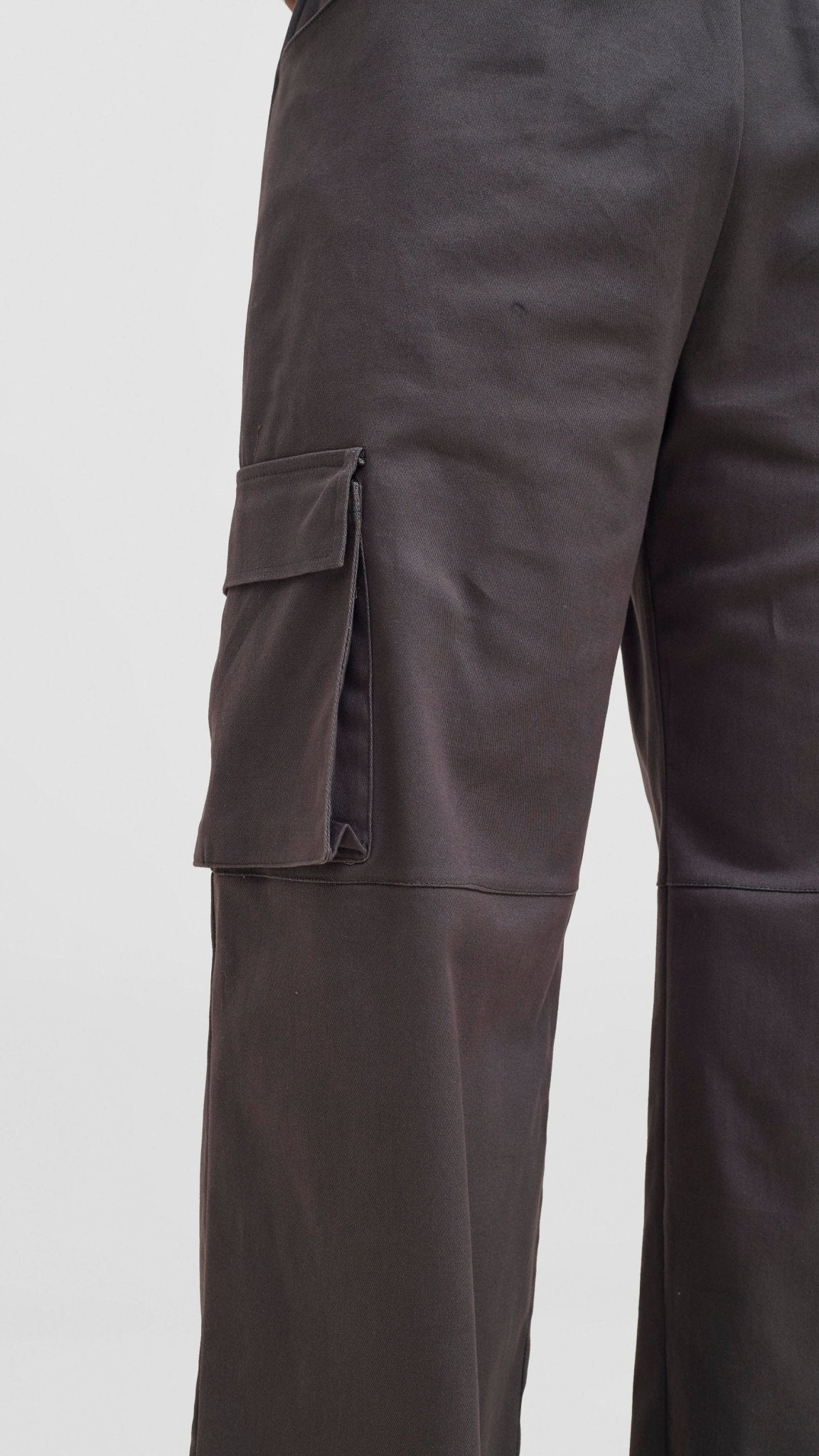 Shiv & Shikie X Safari Cargo Pants - Dark Grey - Shopzetu