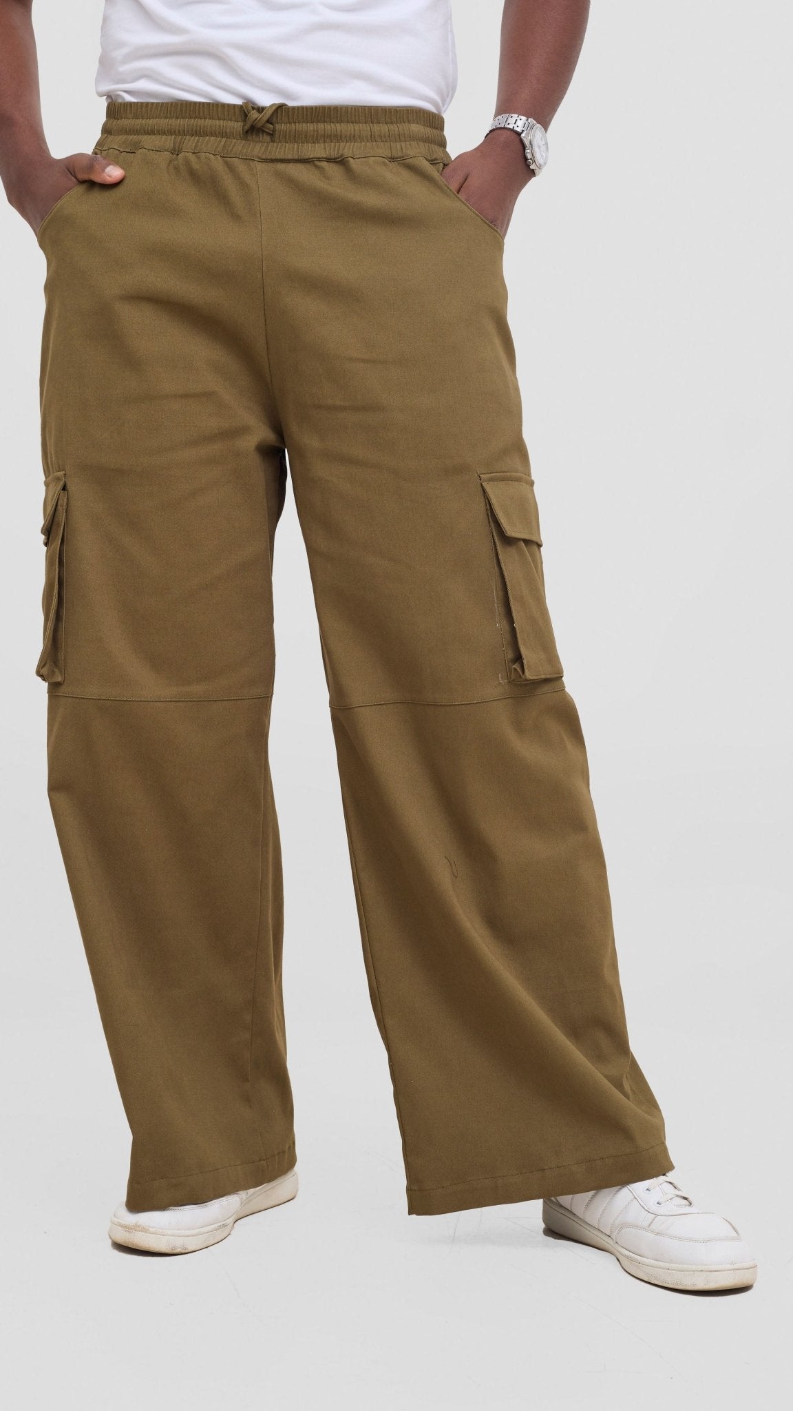 Shiv & Shikie X Safari Cargo Pants - Hunters - Shopzetu
