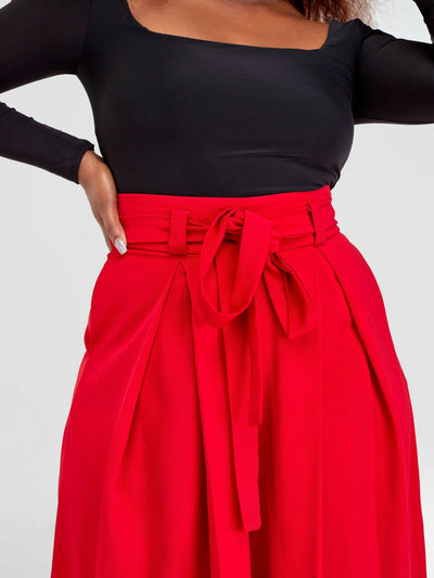 Izulu Natibu Pants - Red - Shopzetu