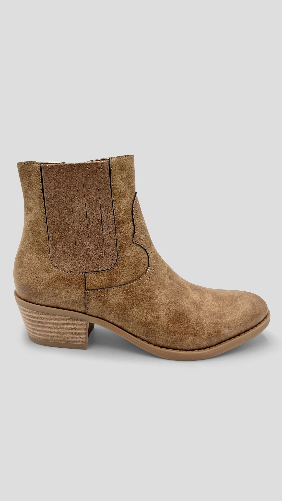 Julz Sage Boot - Tan - Shopzetu