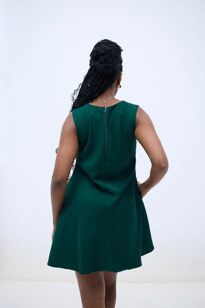 Mnubistyle Kanini Dress - Emerald Green - Shopzetu