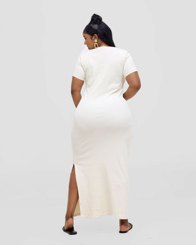 Kakiba Collections Louisa Dress - Nude - Shopzetu