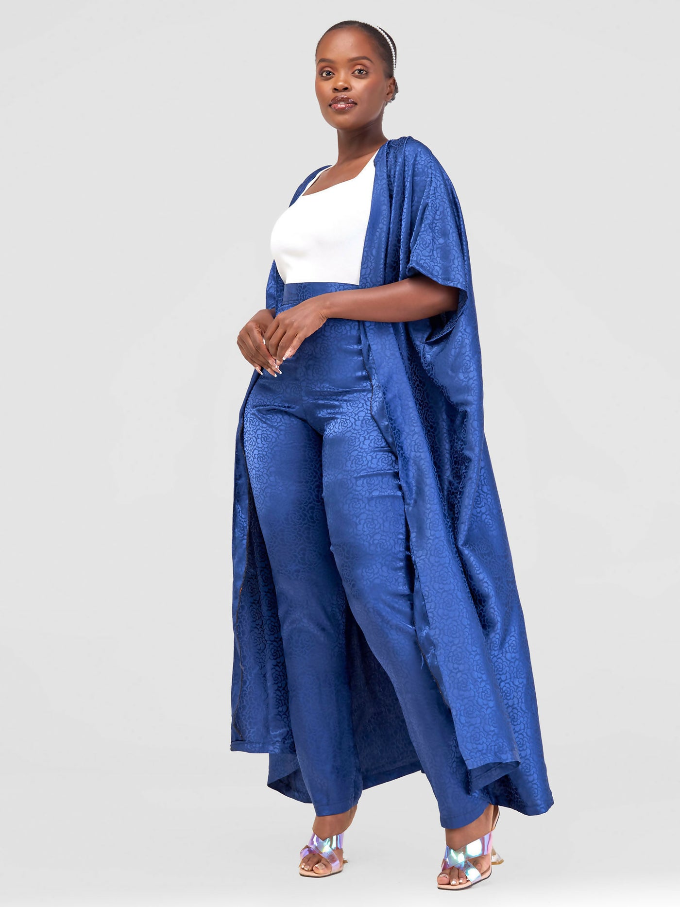 Sultana Classy Two Piece Kimono - Blue