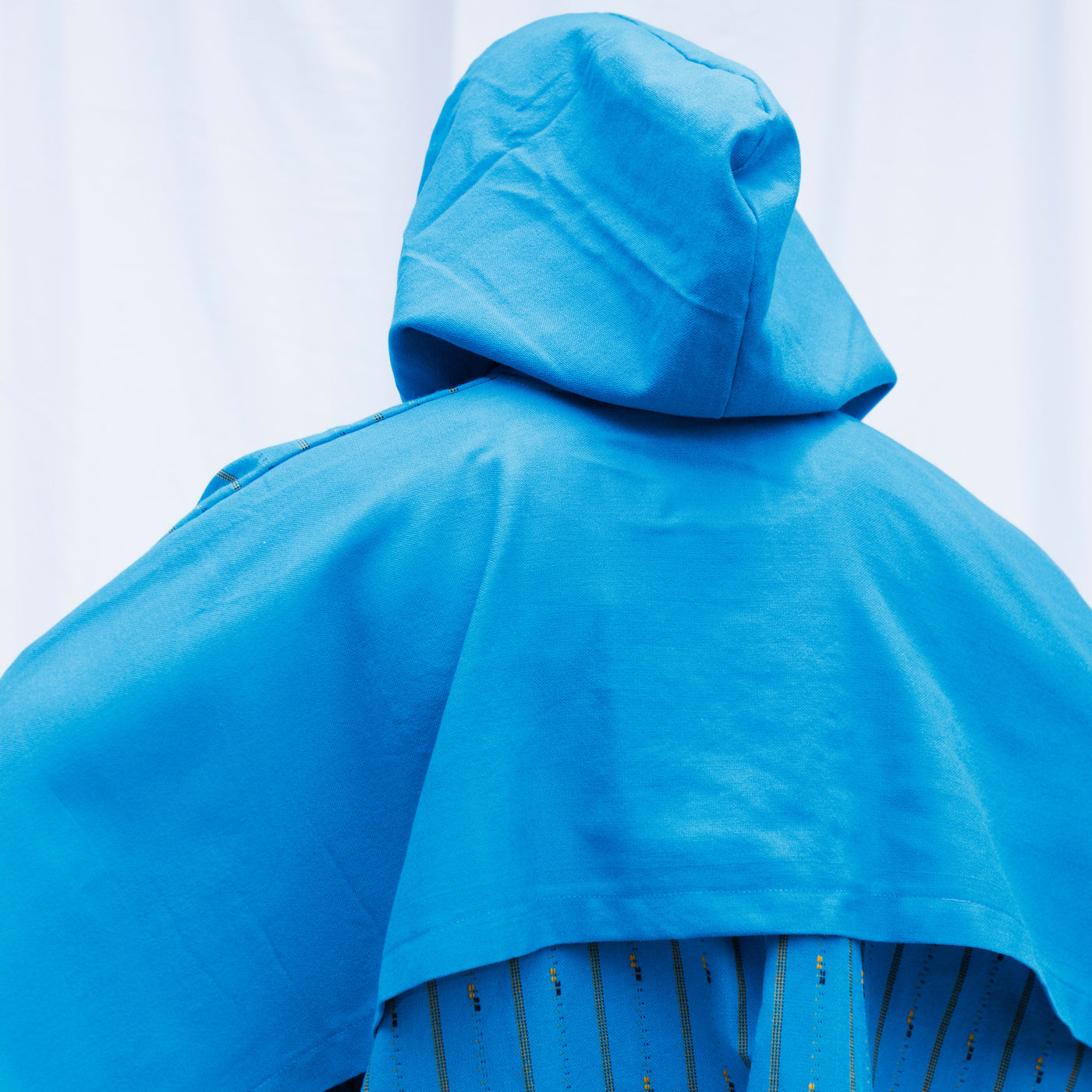 Liquid Lemn JASIRI Poncho with Pockets - Blue