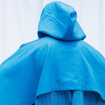Liquid Lemn JASIRI Poncho with Pockets - Blue