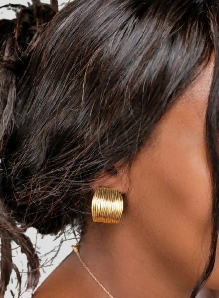 Auri Accessory Aura Earring - Gold - Shopzetu