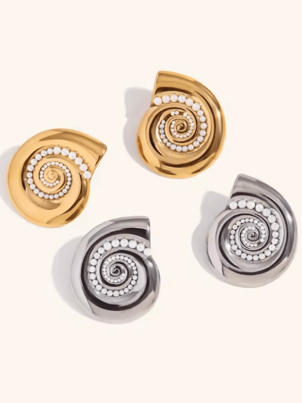 Eloise Non Tarnish Earring - Gold / Silver - Shopzetu
