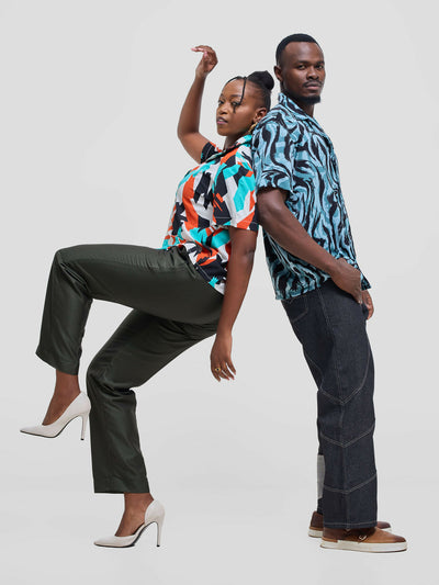 Kalungi Mtazamo Unisex Trouser - Green - Shopzetu