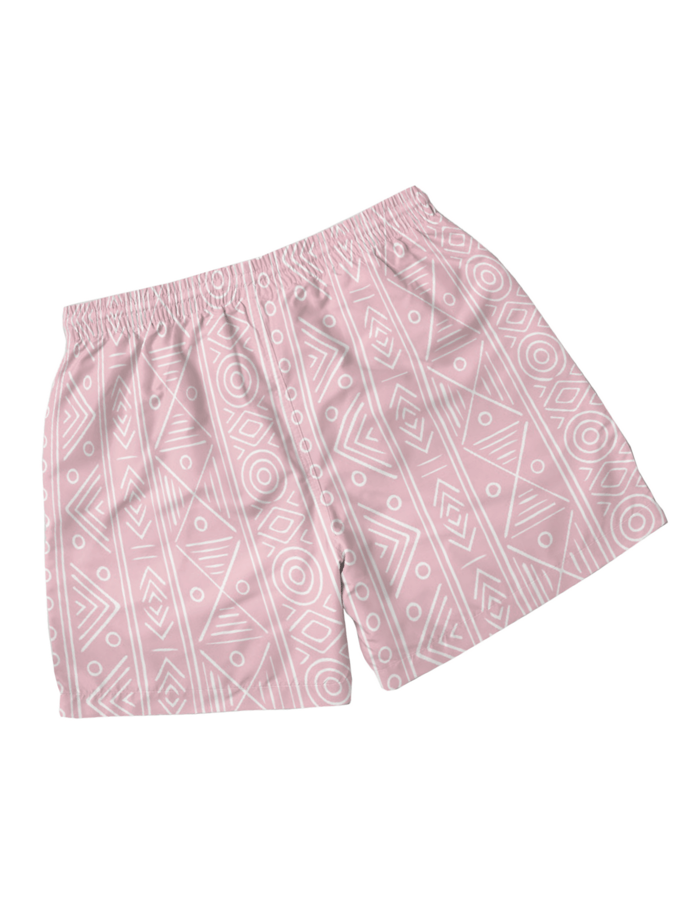 Kitu Kali Swim Shorts Men - Pink / White - Shopzetu