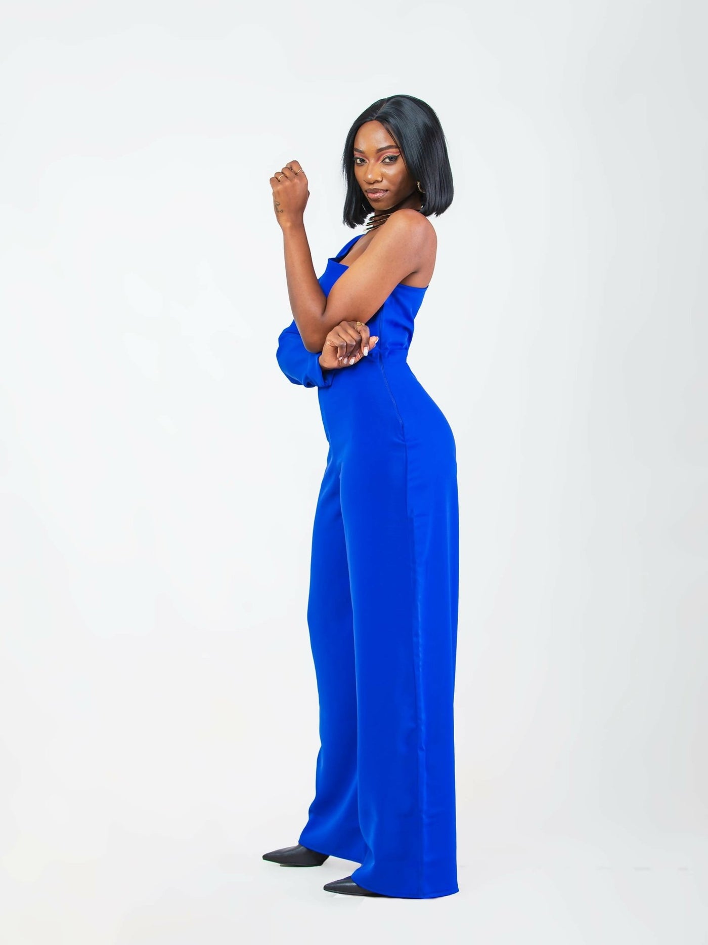 Da’Joy Fashions Ke Izar Jumpsuit - Royal Blue - Shopzetu