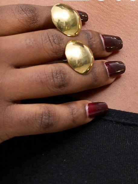Purely Brass Taraji Ring - Brass - Shopzetu