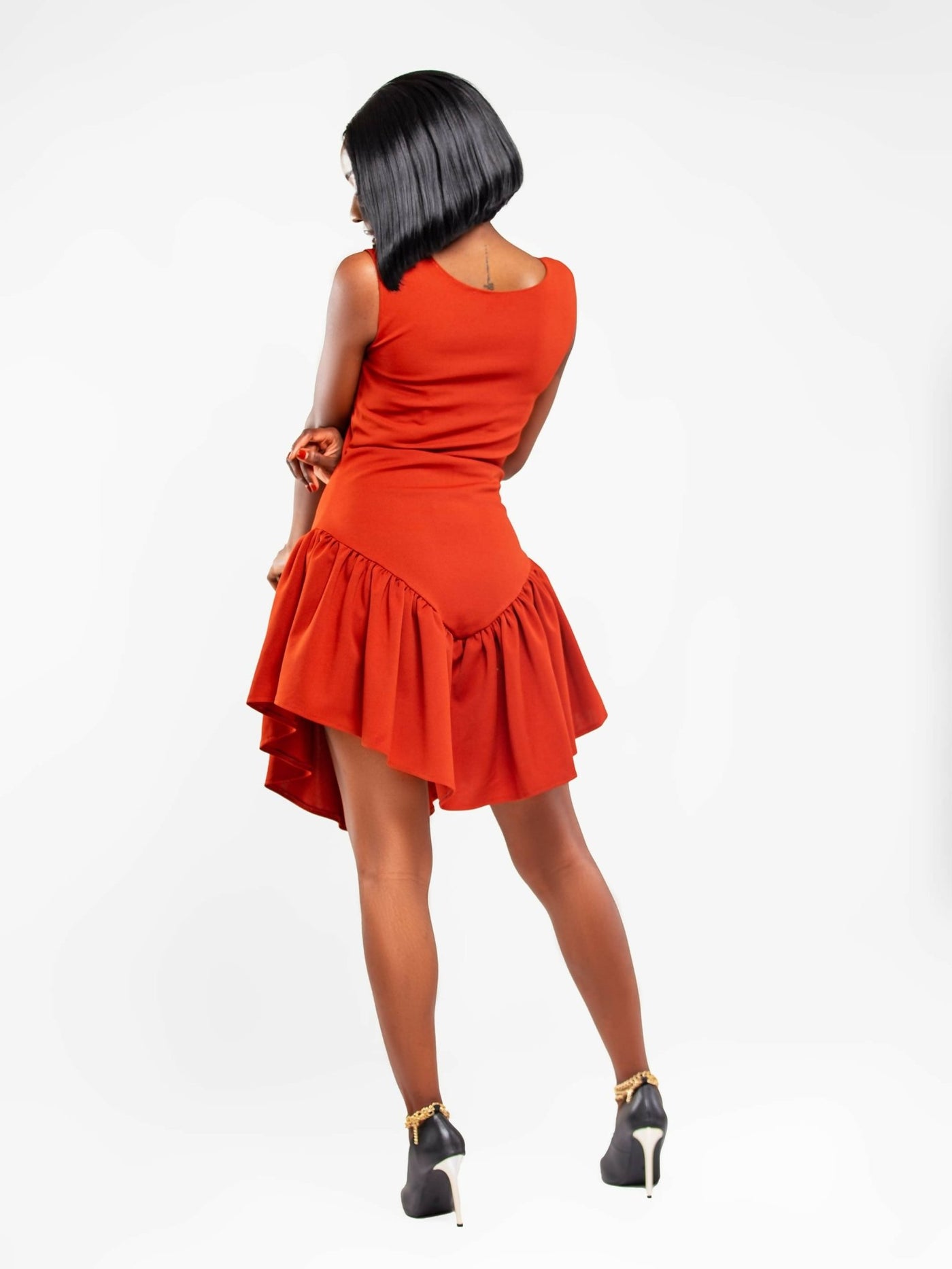 Da’Joy Fashions Ke Deneb Dress - Red - Shopzetu