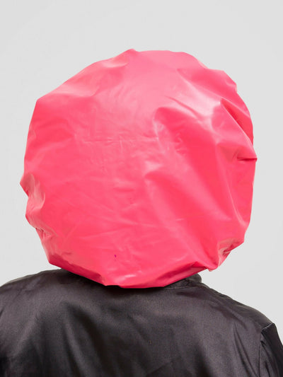 Satin Revolution Satin Lined Shower Bonnet - Pink - Shopzetu