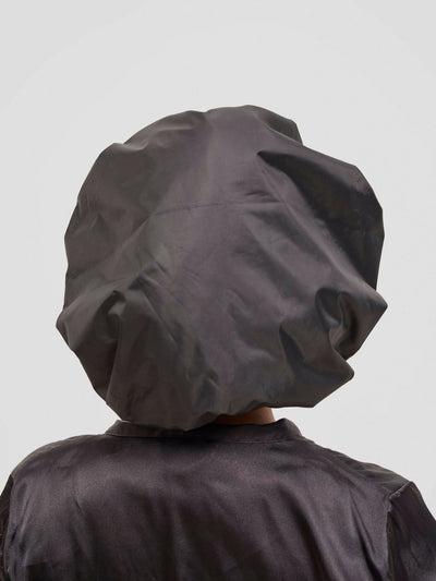 Satin Revolution Satin Lined Shower Bonnet - Black - Shopzetu