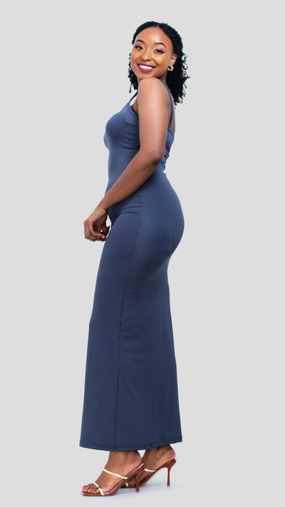 The Fashion Frenzy Luxe Bodycon - Grey - Shopzetu
