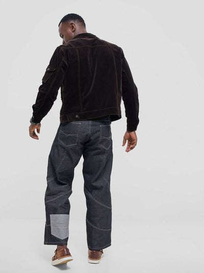Kalungi Kifaru Unisex Jacket - Brown - Shopzetu