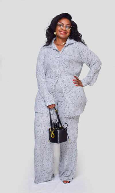 Thick & Fab Vivica Pant - Cream - Shopzetu