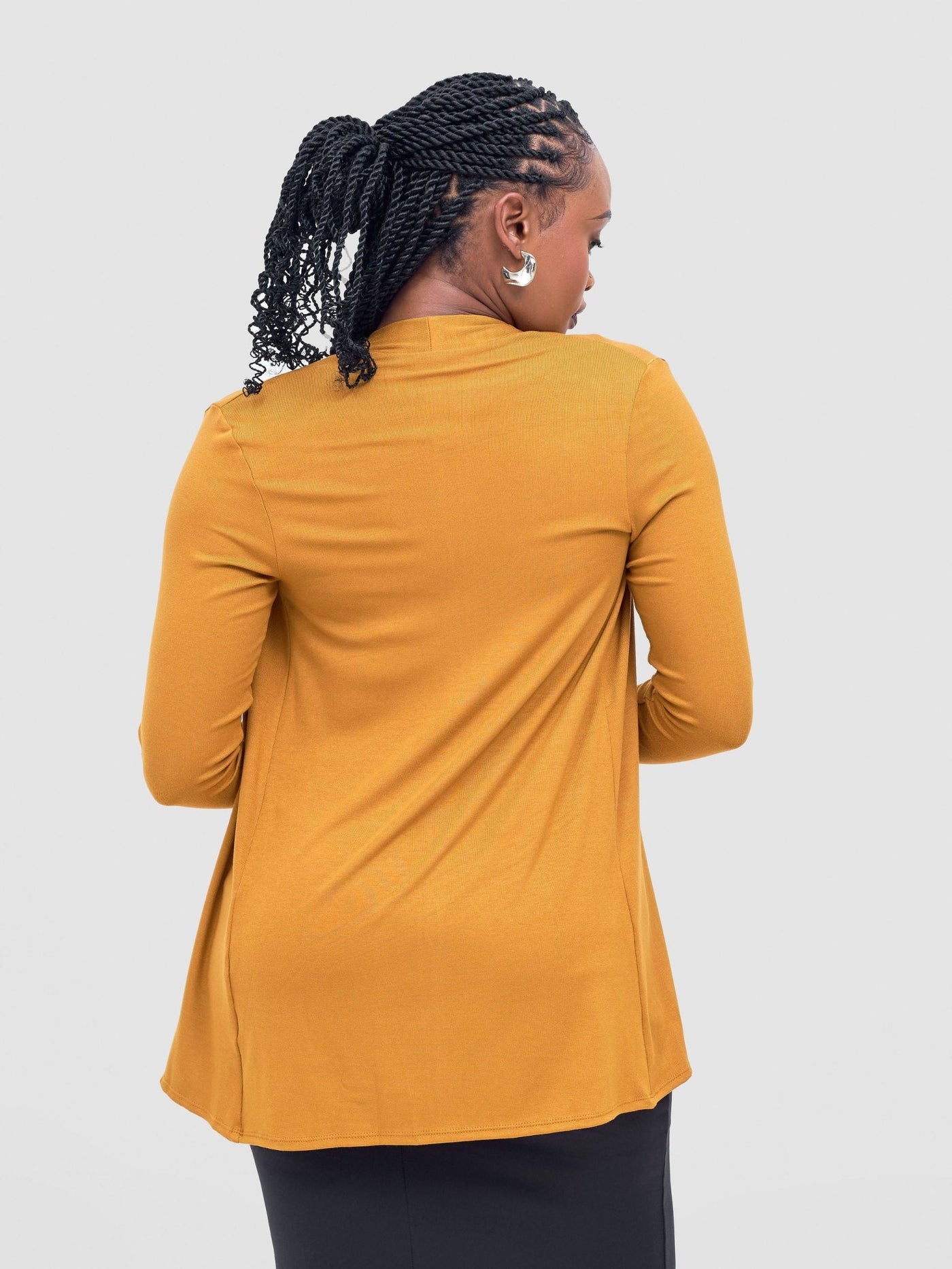 Vivo Basic Waterfall - Dark Mustard - Shopzetu