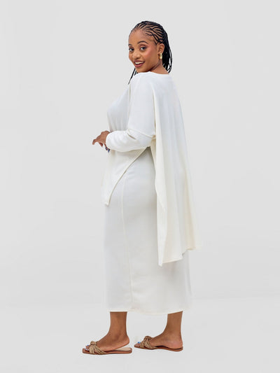 Vivo Safa Skirt - Off White - Shopzetu