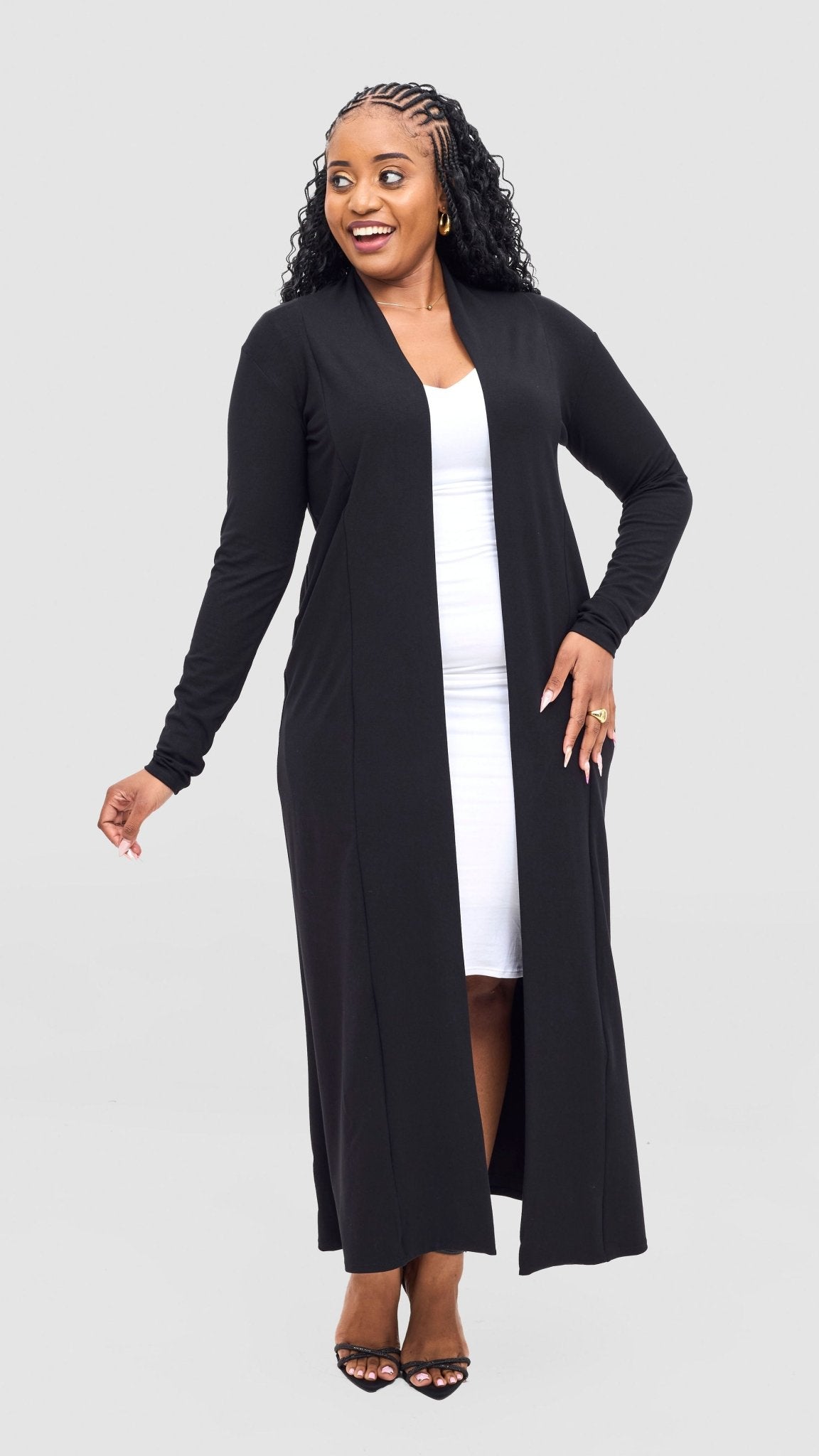 Vivo Basic Extra Long Lily Waterfall - Black - Shopzetu