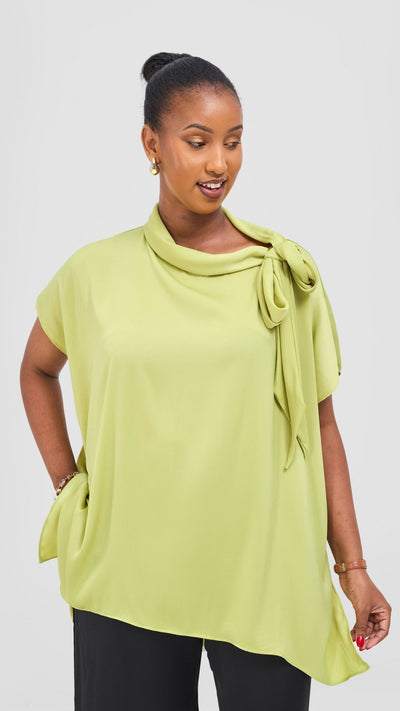 Vivo Takali Tunic Top - Lime - Shopzetu