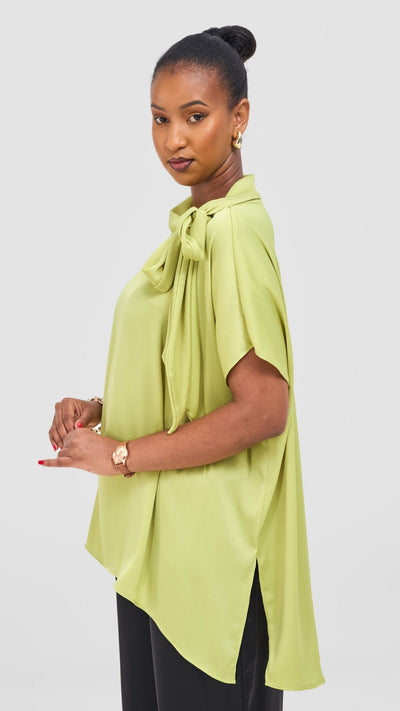 Vivo Takali Tunic Top - Lime - Shopzetu