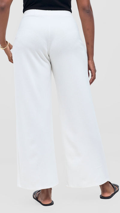 Vivo Rema Straight Leg Pants - Off White - Shopzetu