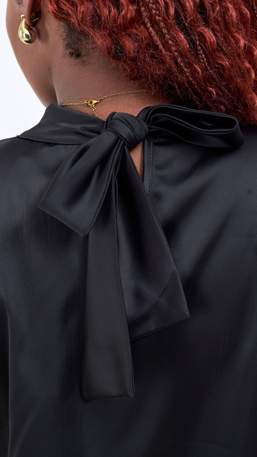 Vivo Takali Frilled Midi Dress - Black