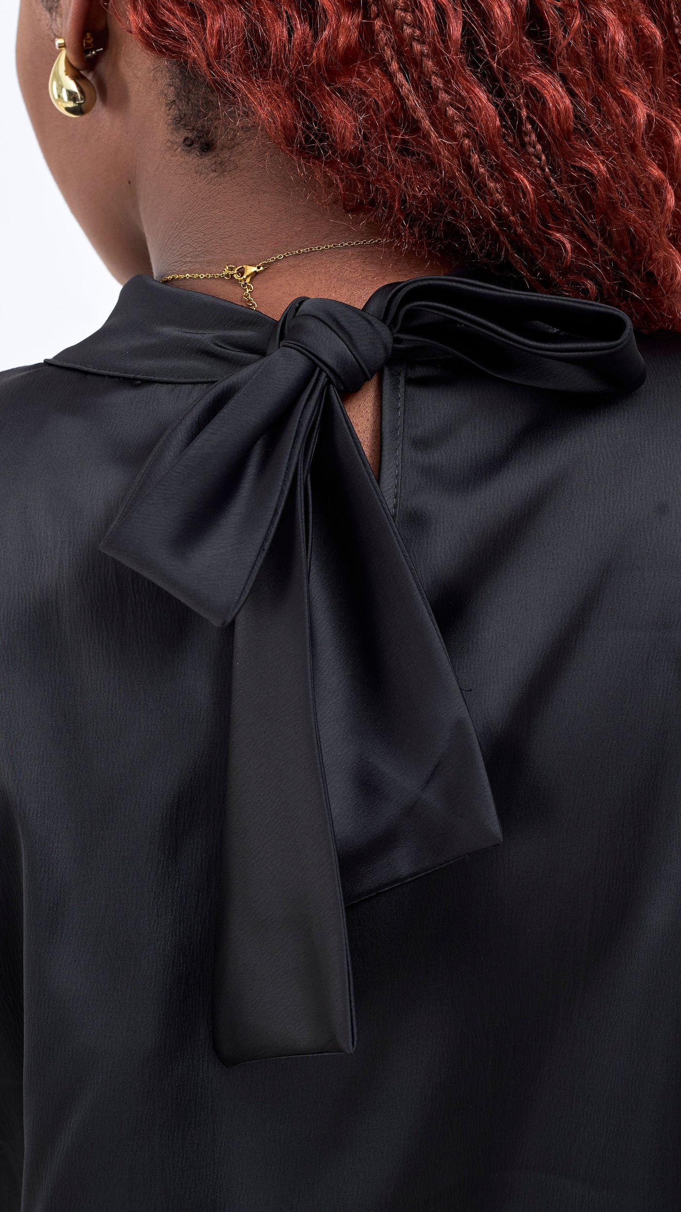 Vivo Takali Frilled Midi Dress - Black