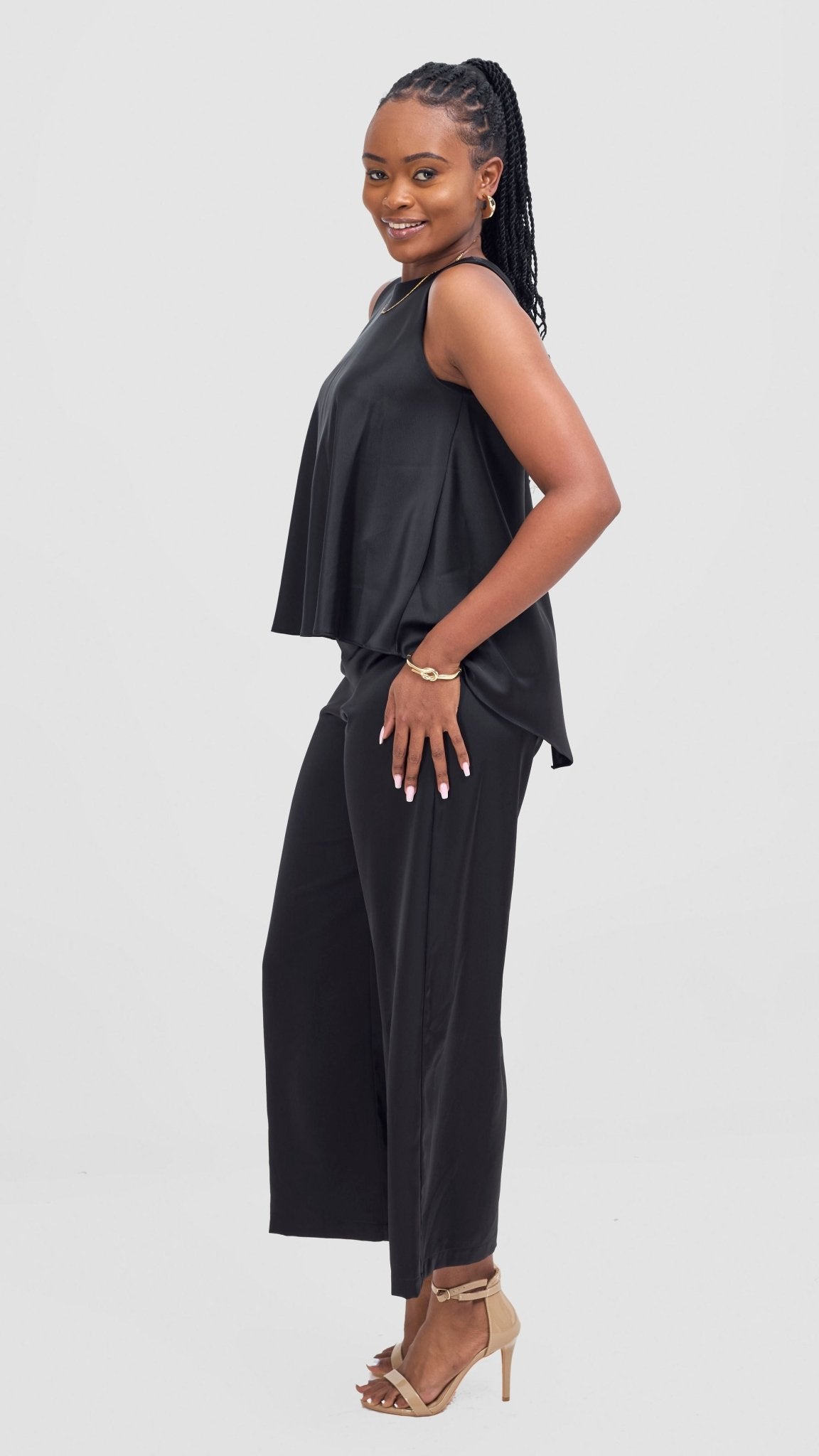 Vivo Takali Jumpsuit - Black - Shopzetu