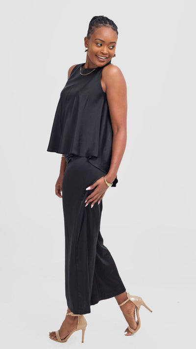 Vivo Takali Jumpsuit - Black - Shopzetu