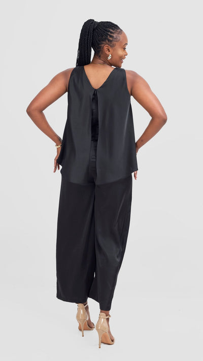 Vivo Takali Jumpsuit - Black - Shopzetu