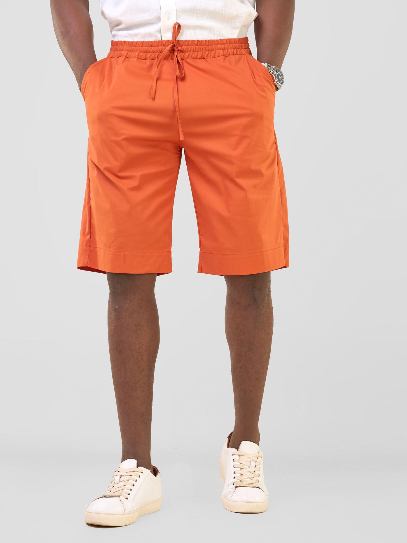 Safari by Vivo Njano Men's Knee Length Shorts - Rust
