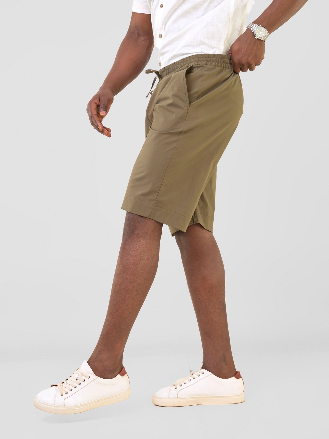 Safari by Vivo Njano Men's Knee Length Shorts - Hunters Green