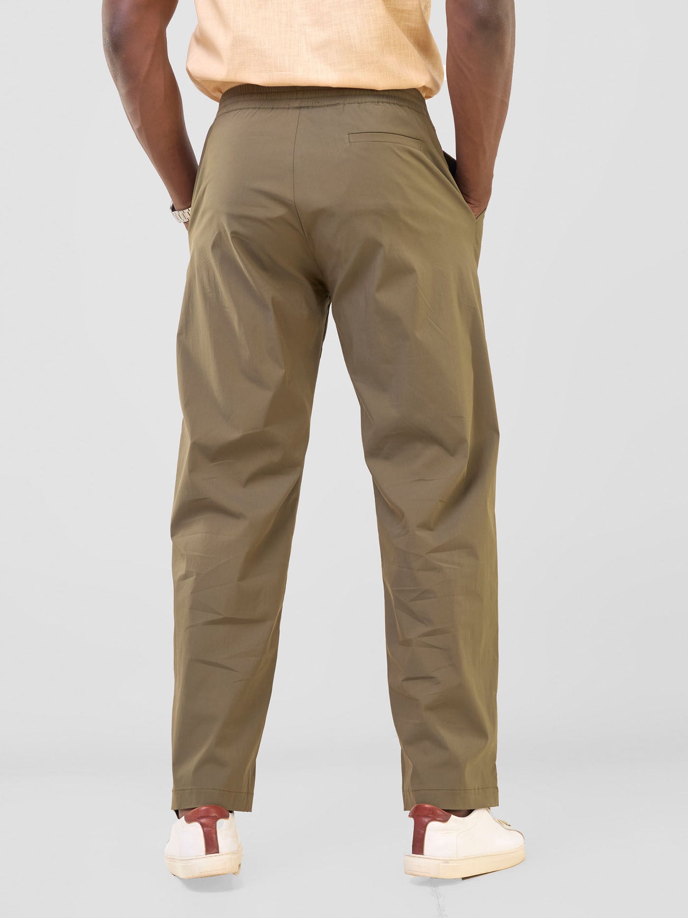 Safari by Vivo Njano Men's Easy Fit Pants - Hunters Green