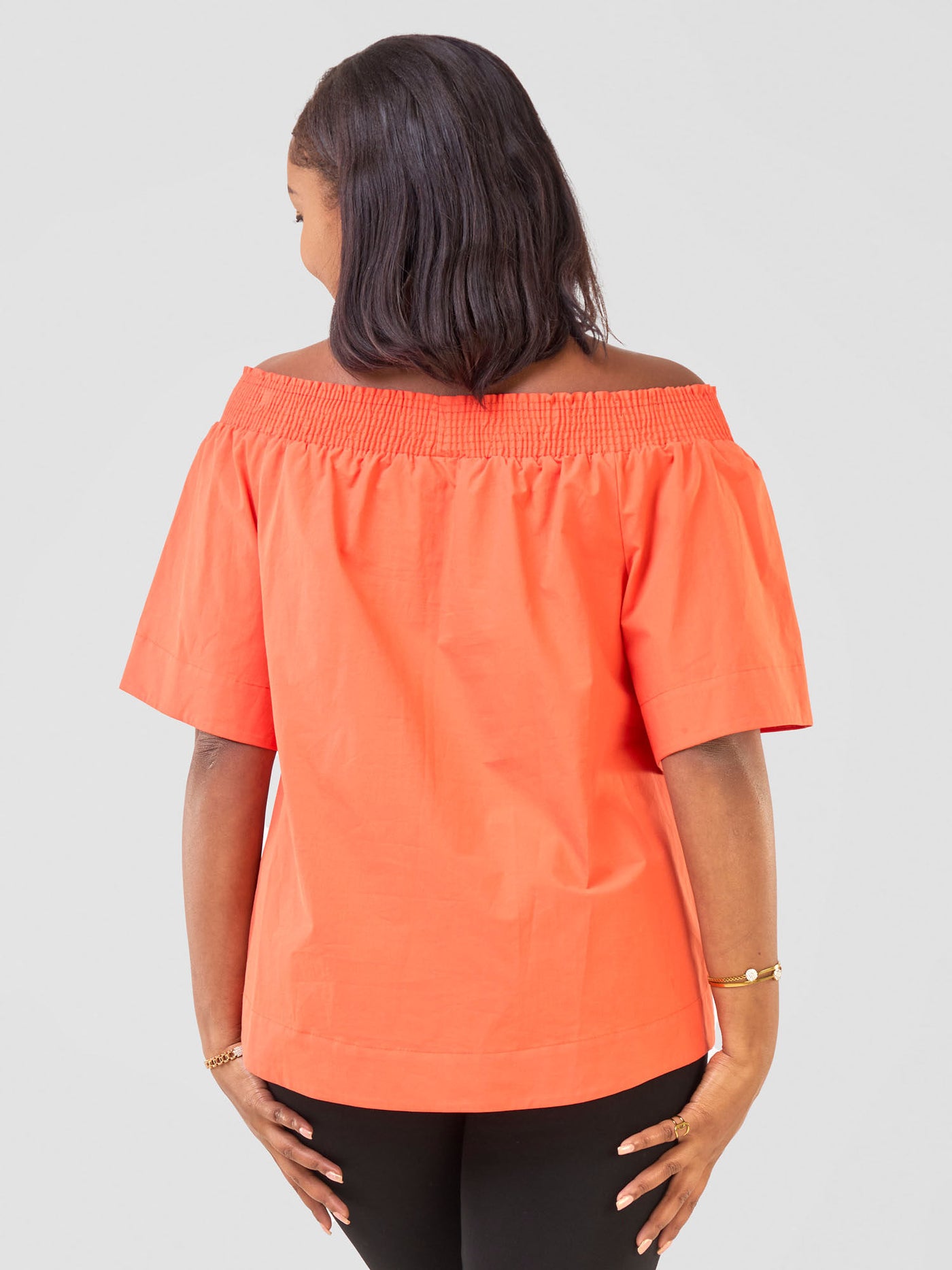 Safari by Vivo Zene Off Shoulder Top - Dark Orange